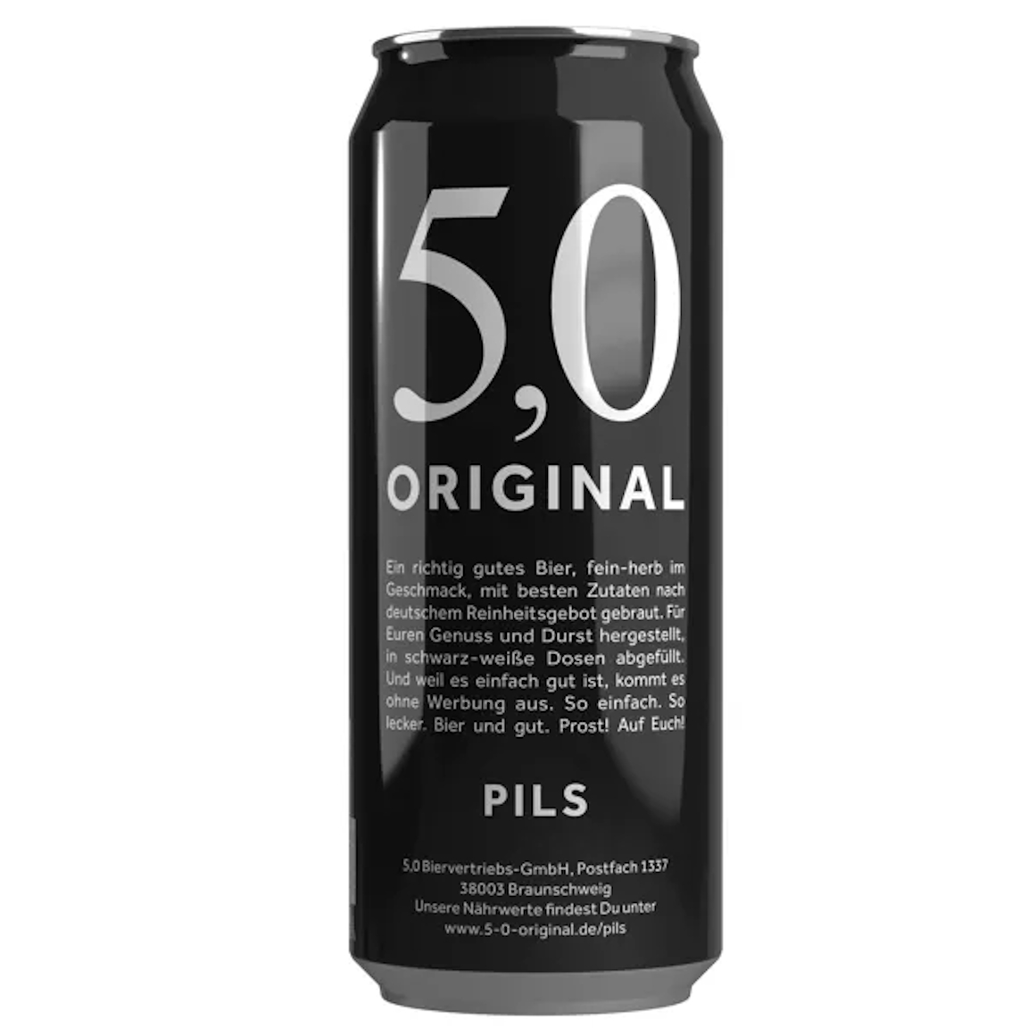 Original 5.0 Pils (24/0,50 Ltr. Dose EINWEG)