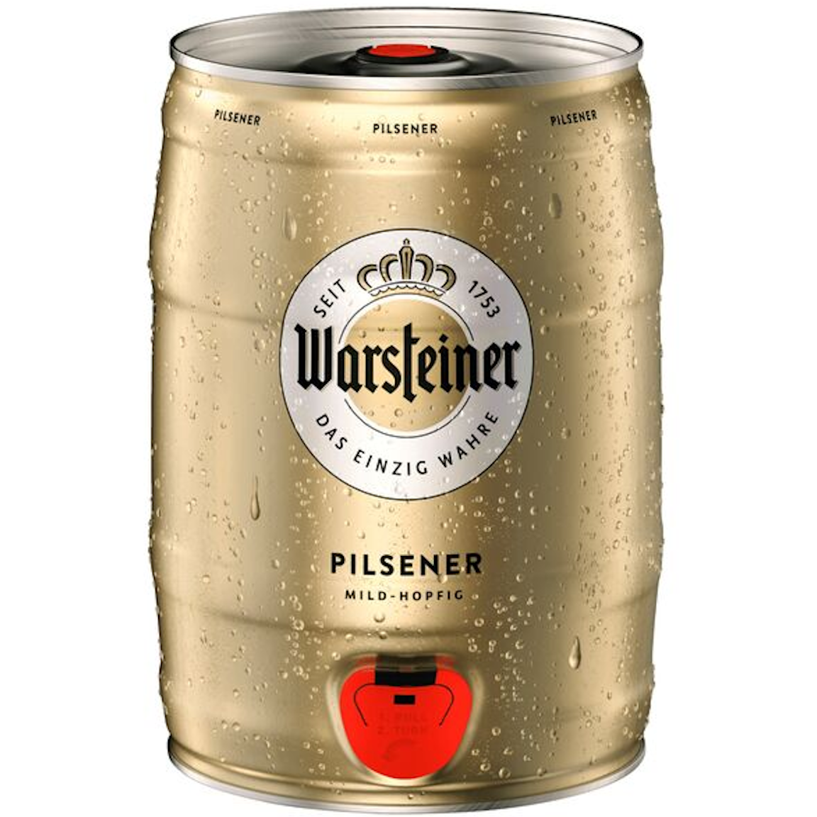 Warsteiner Premium Pils Partydose (2×5,0 L EINWEG)