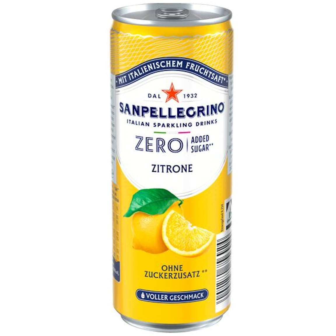 Sanpellegrino Lemon Zero  (24/0,33 Ltr. Dose EINWEG)