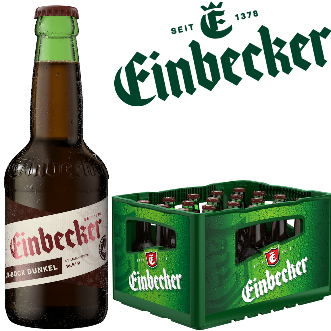 Einbecker Urbock Dunkel (20/0,33 Ltr. Glas MEHRWEG)