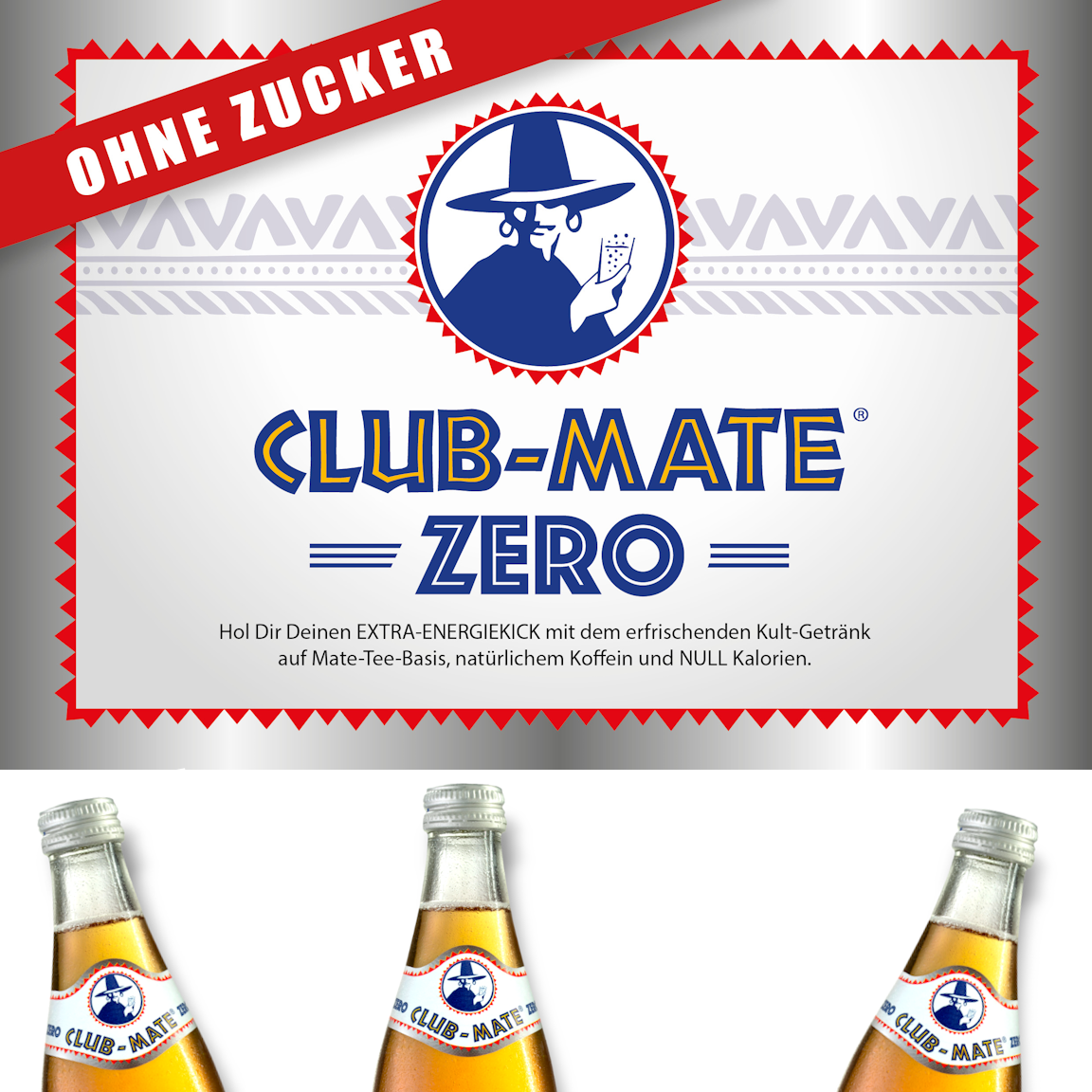 Club Mate Eistee Zero (20/0,5 Ltr. Glas MEHRWEG)