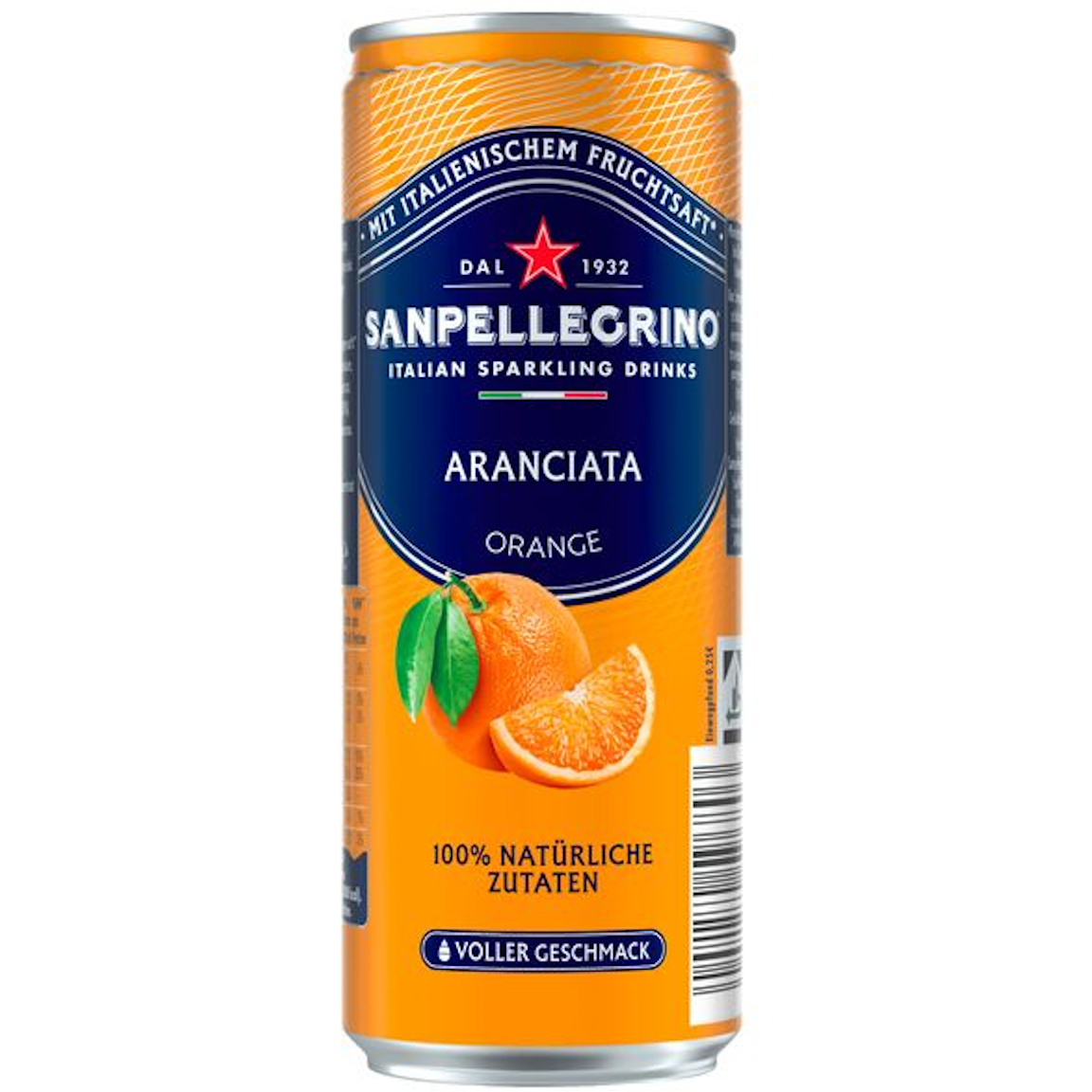 San Pellegrino Aranciata  (24/0,33 Ltr. Dose EINWEG)