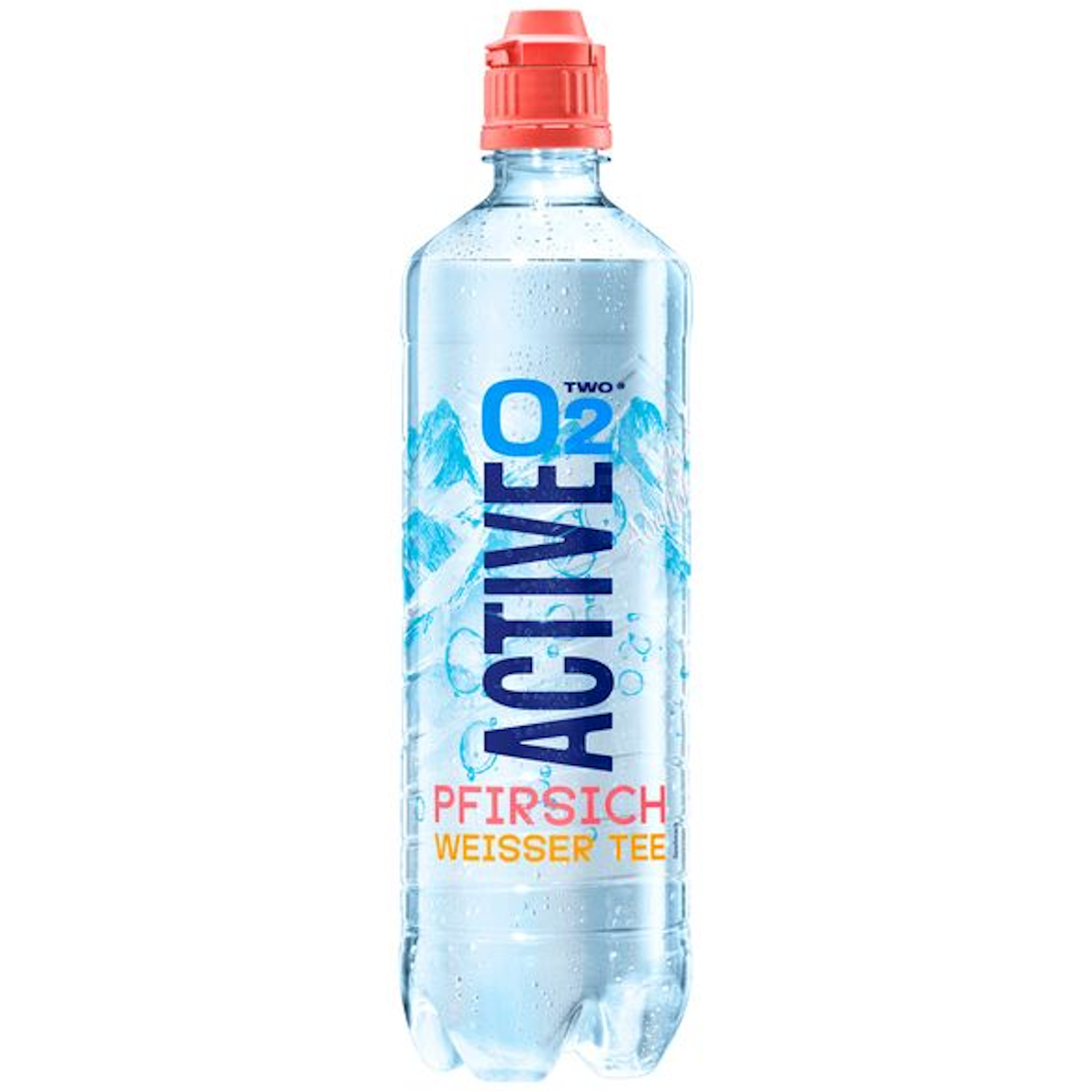 Adelholzener Active O2 Pfirsich weißer Tee (8/0,75 Ltr. PET EINWEG)