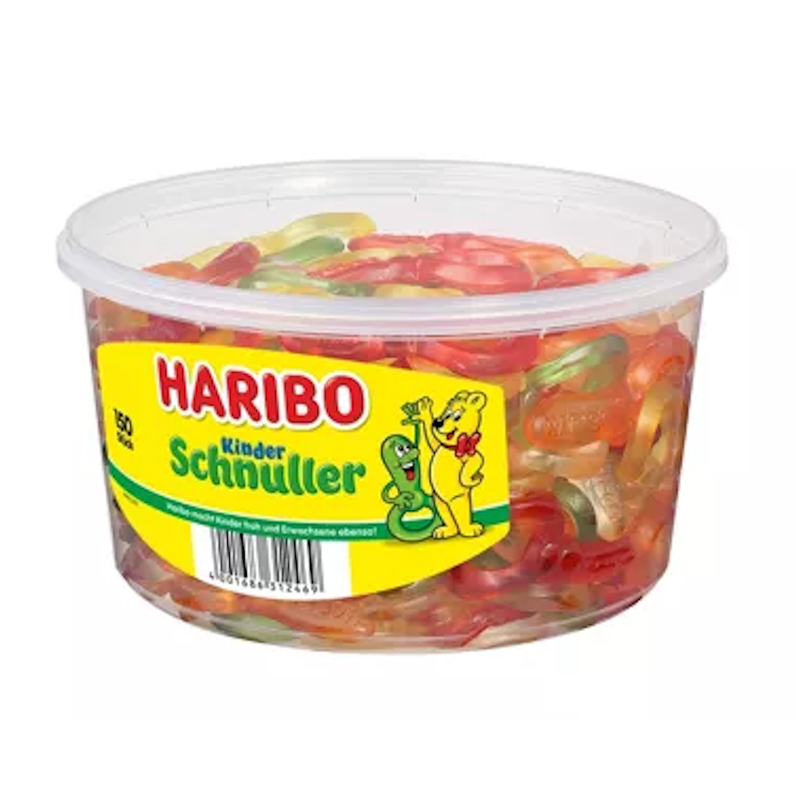 Haribo Kinderschnuller 150 Stück (1200 g.)